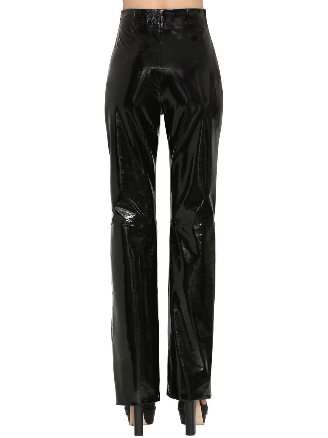 16Arlington Patent Leather Pants in Black - Lyst