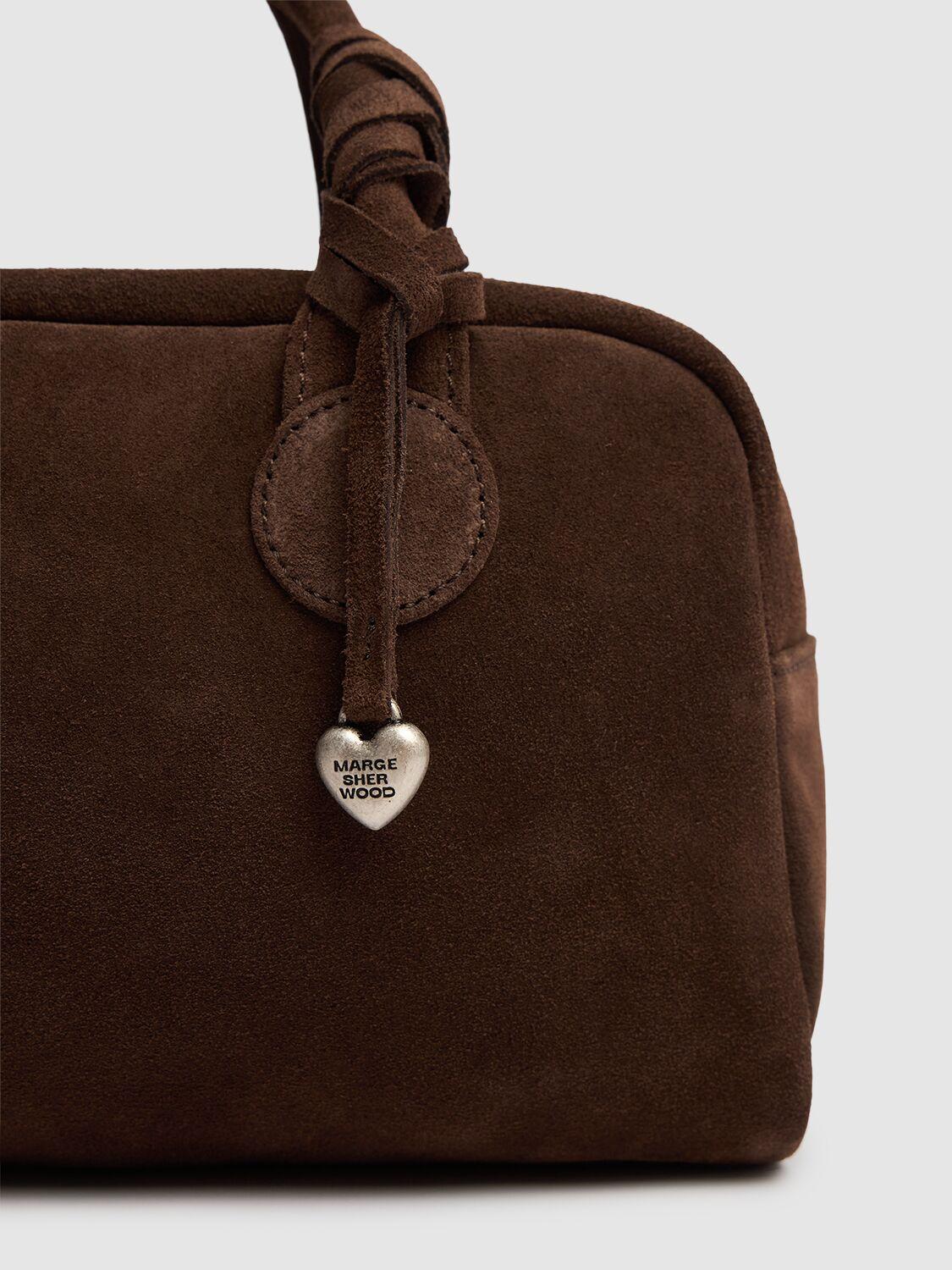 ★MARGE SHERWOOD★ SOFT BOWLING BAGchoco brown suede CC04766 Marge Sherwood Brown Soft Bowling Bag Marge Sherwood