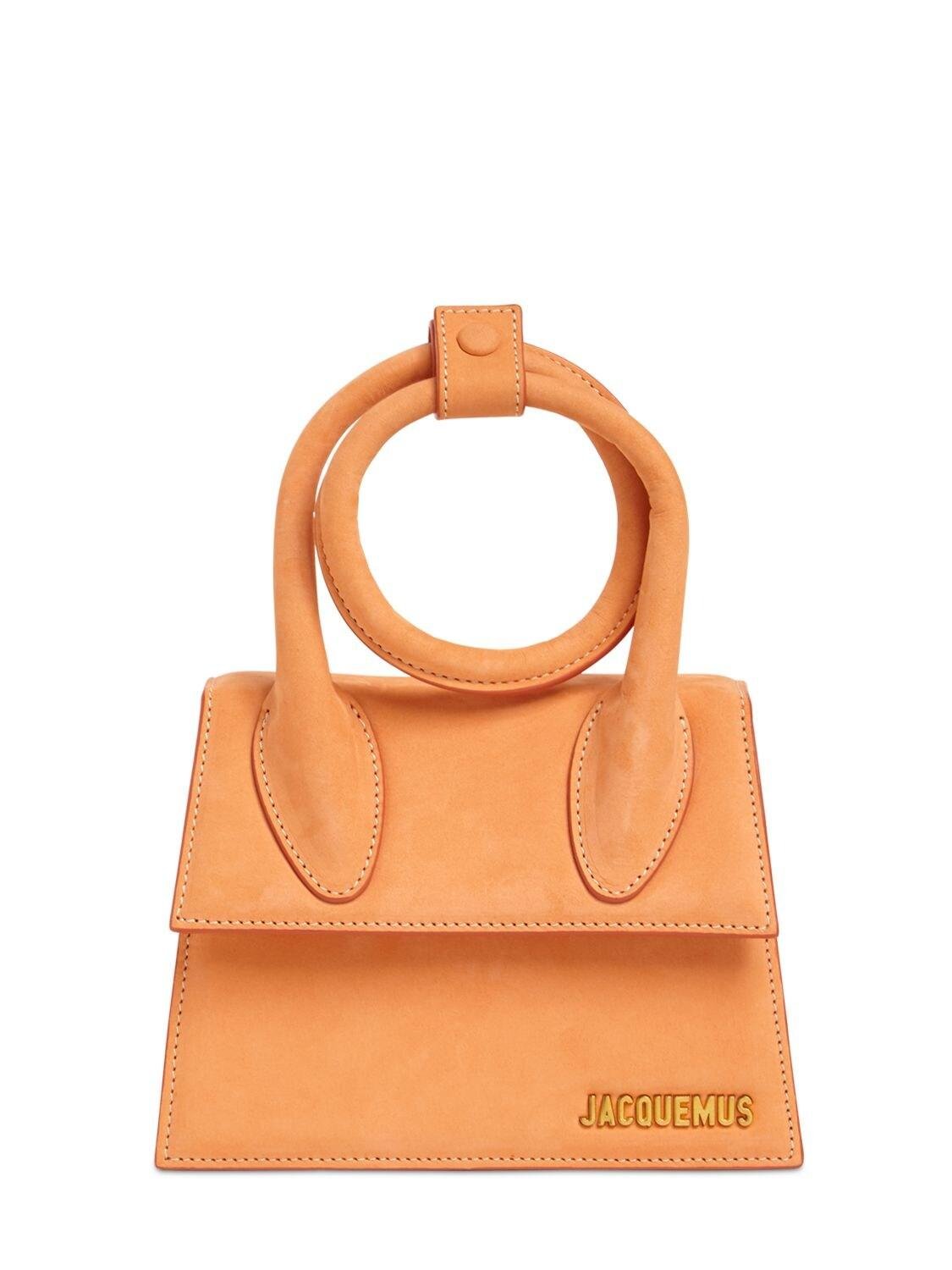 Jacquemus: Orange 'Le Chiquito Noeud' Bag