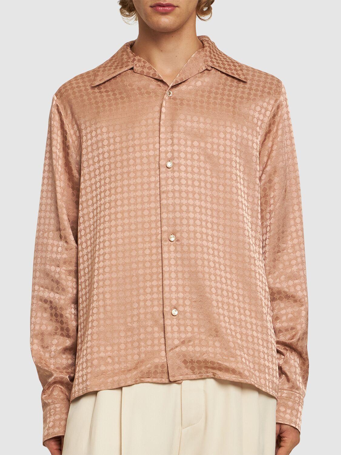 AMIRI ピンクフランネルシャツ