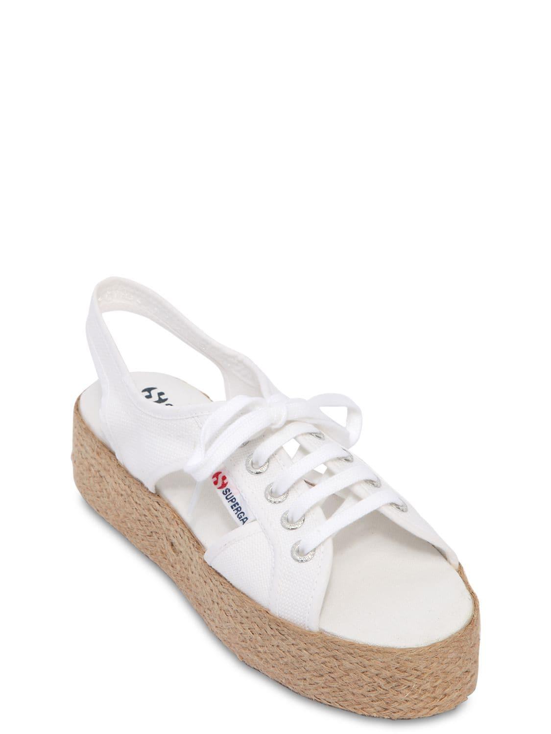 superga platform sandals