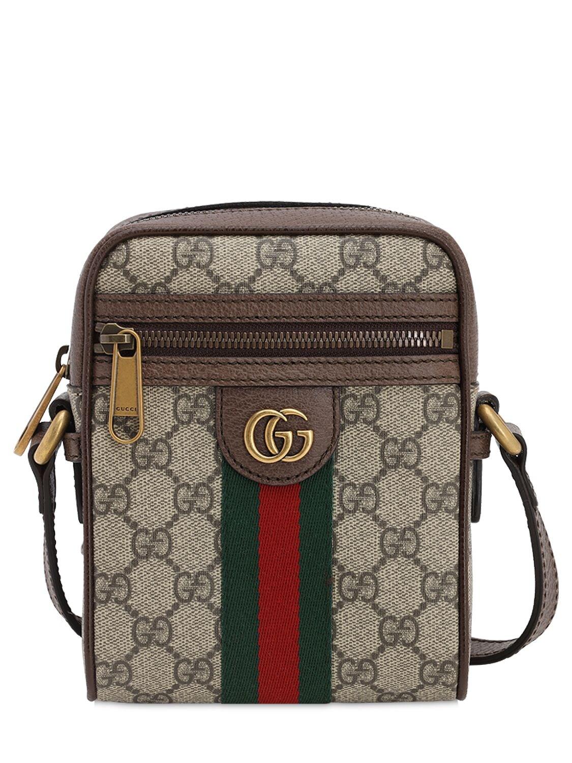 ophidia gg supreme canvas crossbody bag