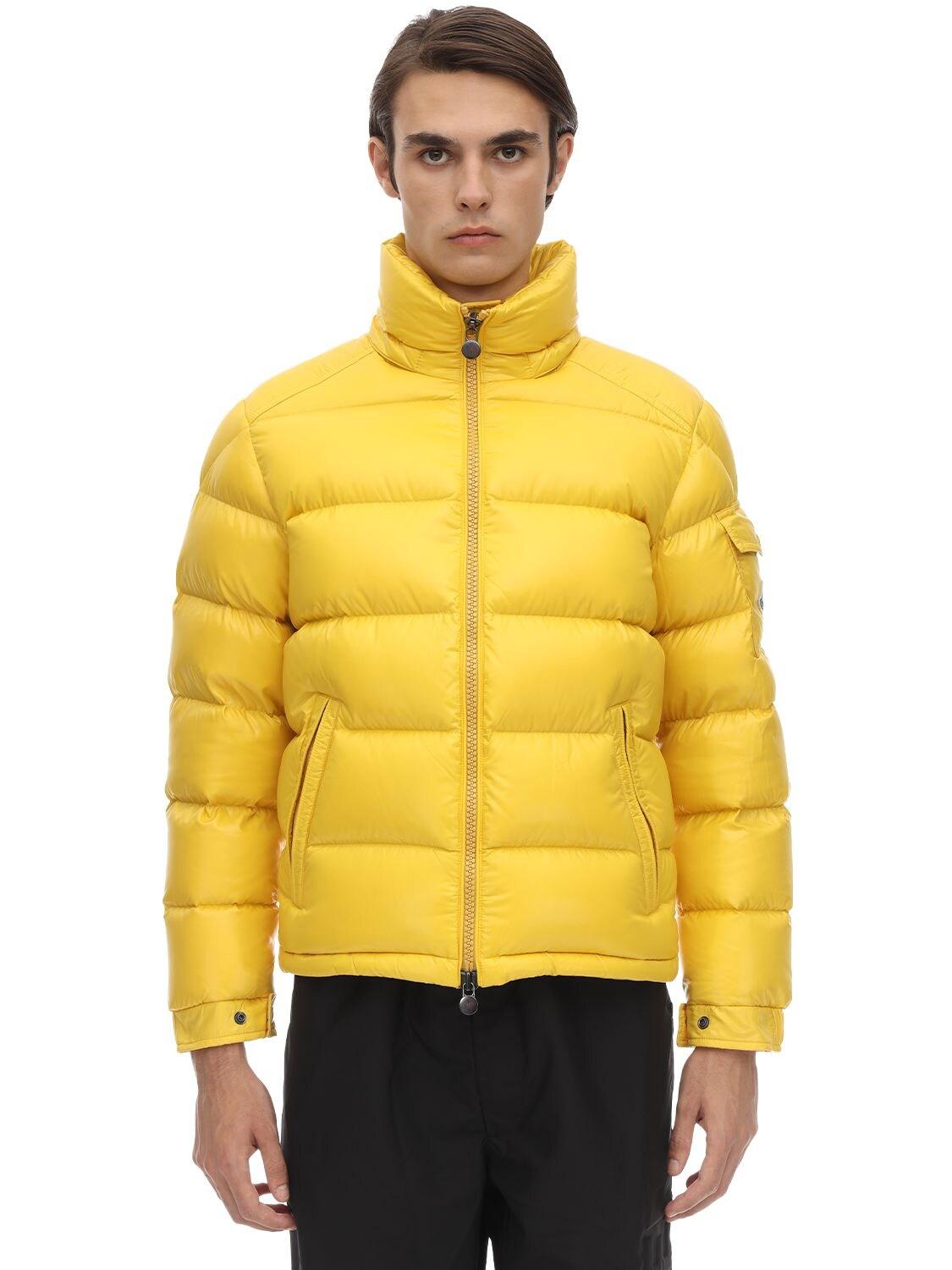 yellow moncler jacket