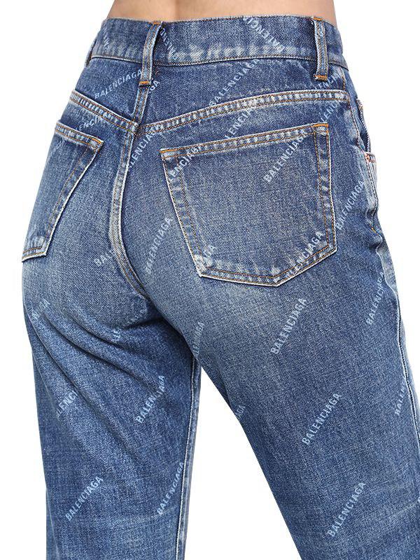 Balenciaga Jeans In Denim Lavato in Blue - Lyst