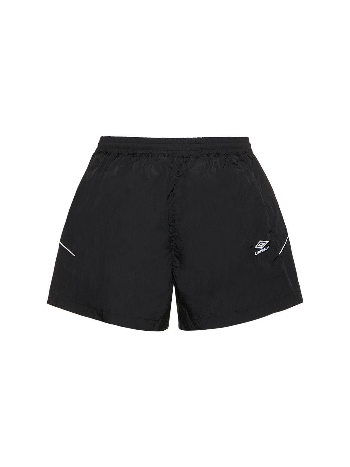 Umbro Nylon Track Shorts in Black for Men | Lyst