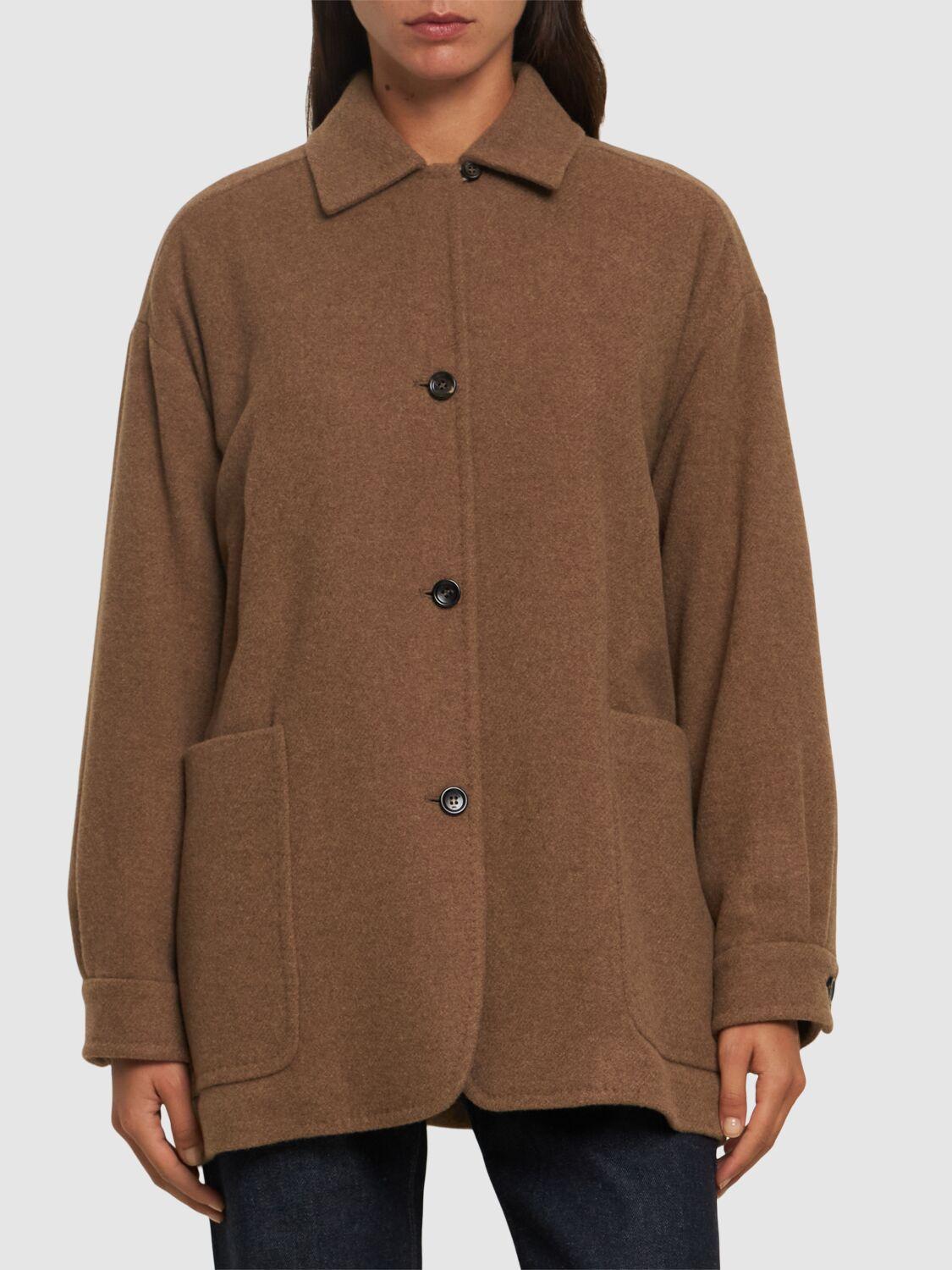 ジャケット MAX MARA TIROLO SHIRT JACKET Max Mara Tirolo Shirt Jacket | Neutrals | FARFETCH