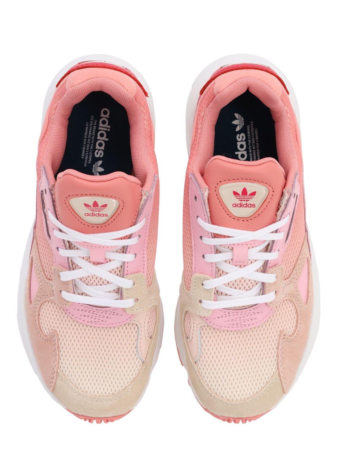 adidas Originals Leather Falcon in Peach/Peach (Pink) - Save 54% | Lyst