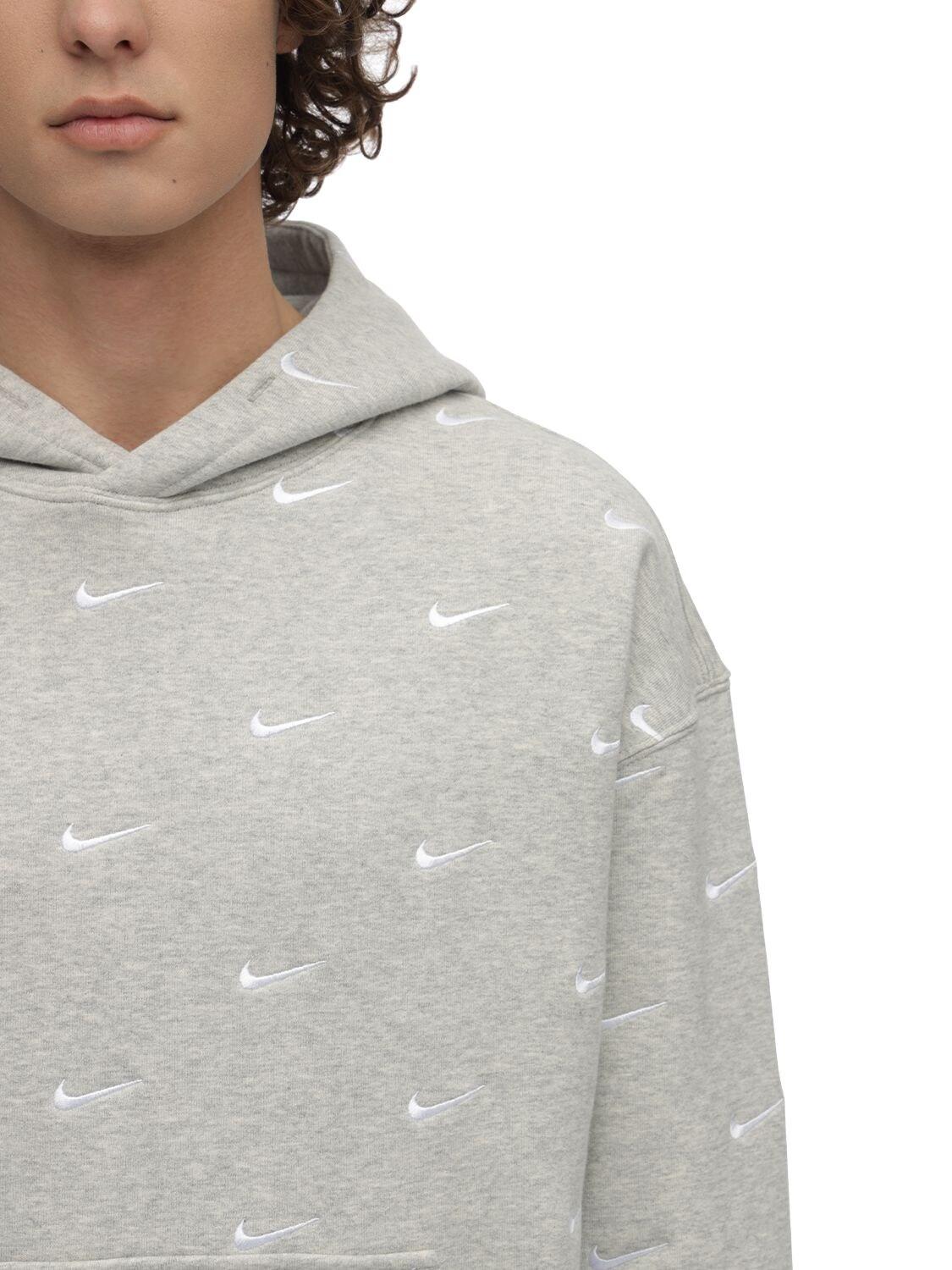 vand blomsten mudder Gøre mit bedste Nike Nrg Swoosh Logo Sweatshirt Hoodie in Gray for Men | Lyst