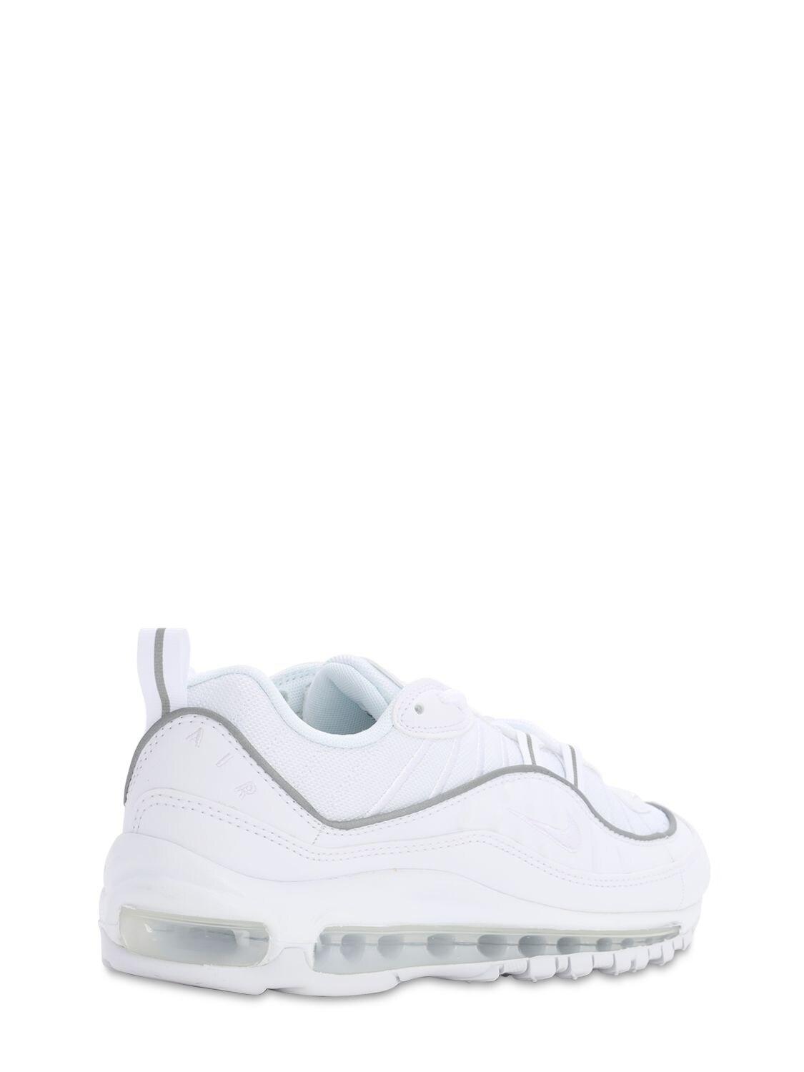 Air Max 98 para mujer Nike de Tejido sintético de color Blanco: ahorra un  78 % - Lyst