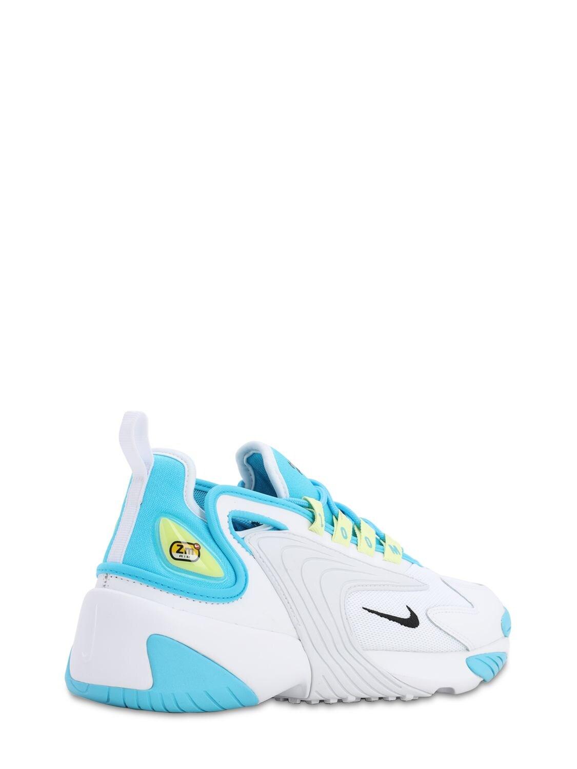 Nike Leather Zoom 2k In White Pl Blue Blue Lyst Nike Leather Zoom 2k In White Pl Blue Blue Lyst