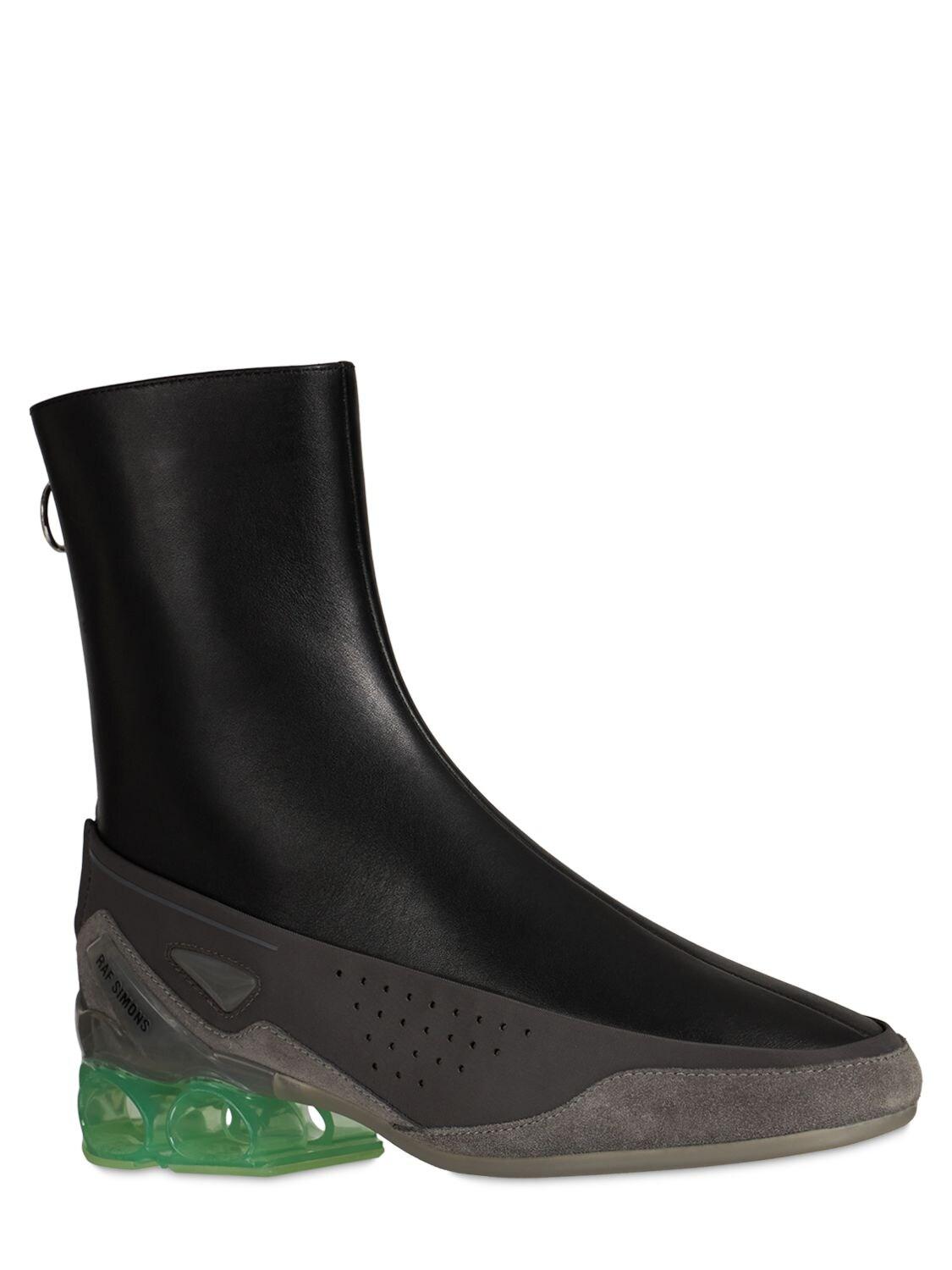Raf Simons Cycloid-4 High-top Leather Boots for Men - Lyst