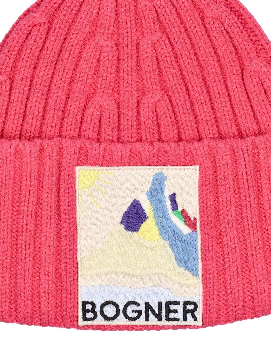 Bogner Bony Beanie in Pink | Lyst