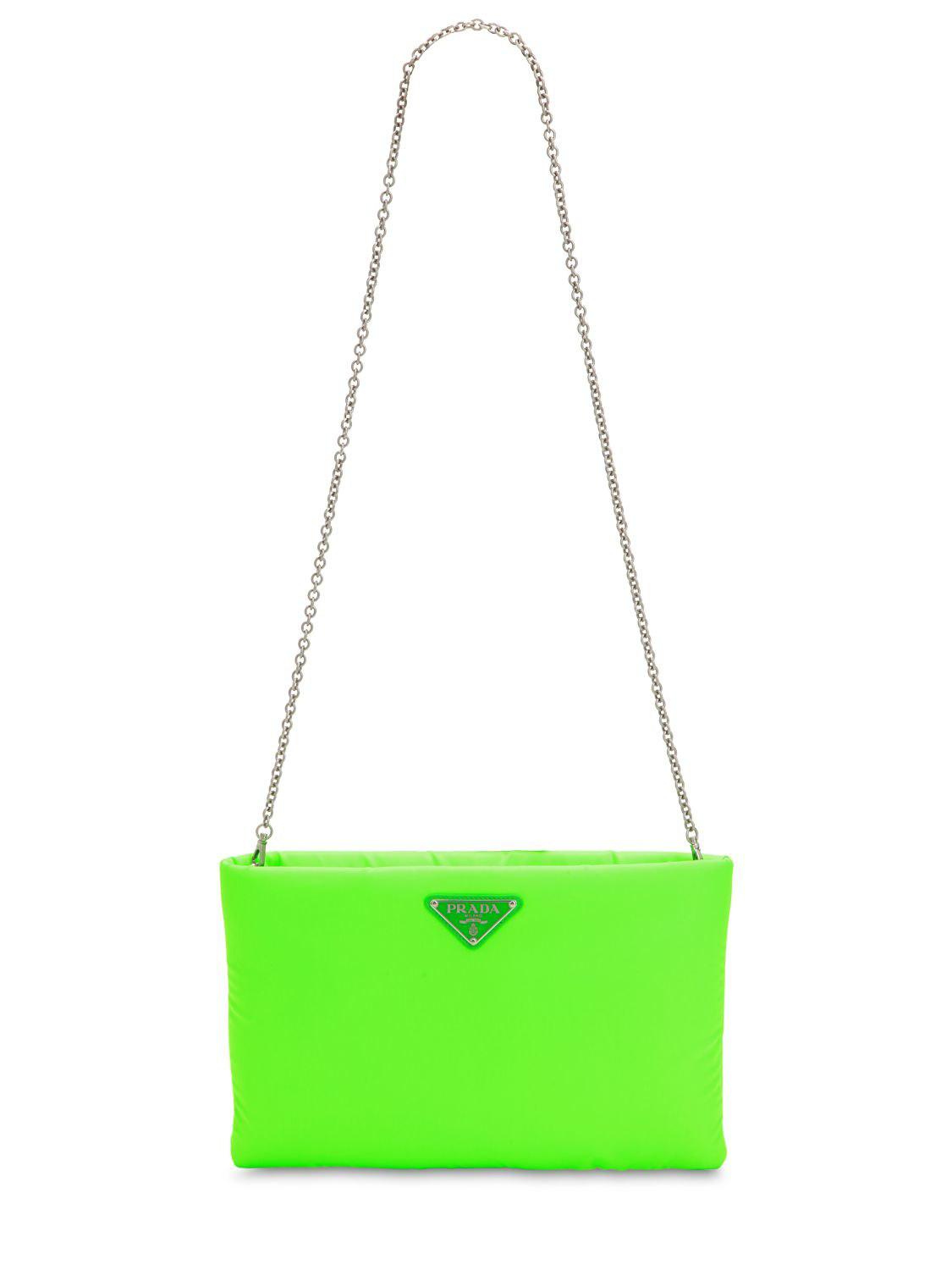 prada neon green bag