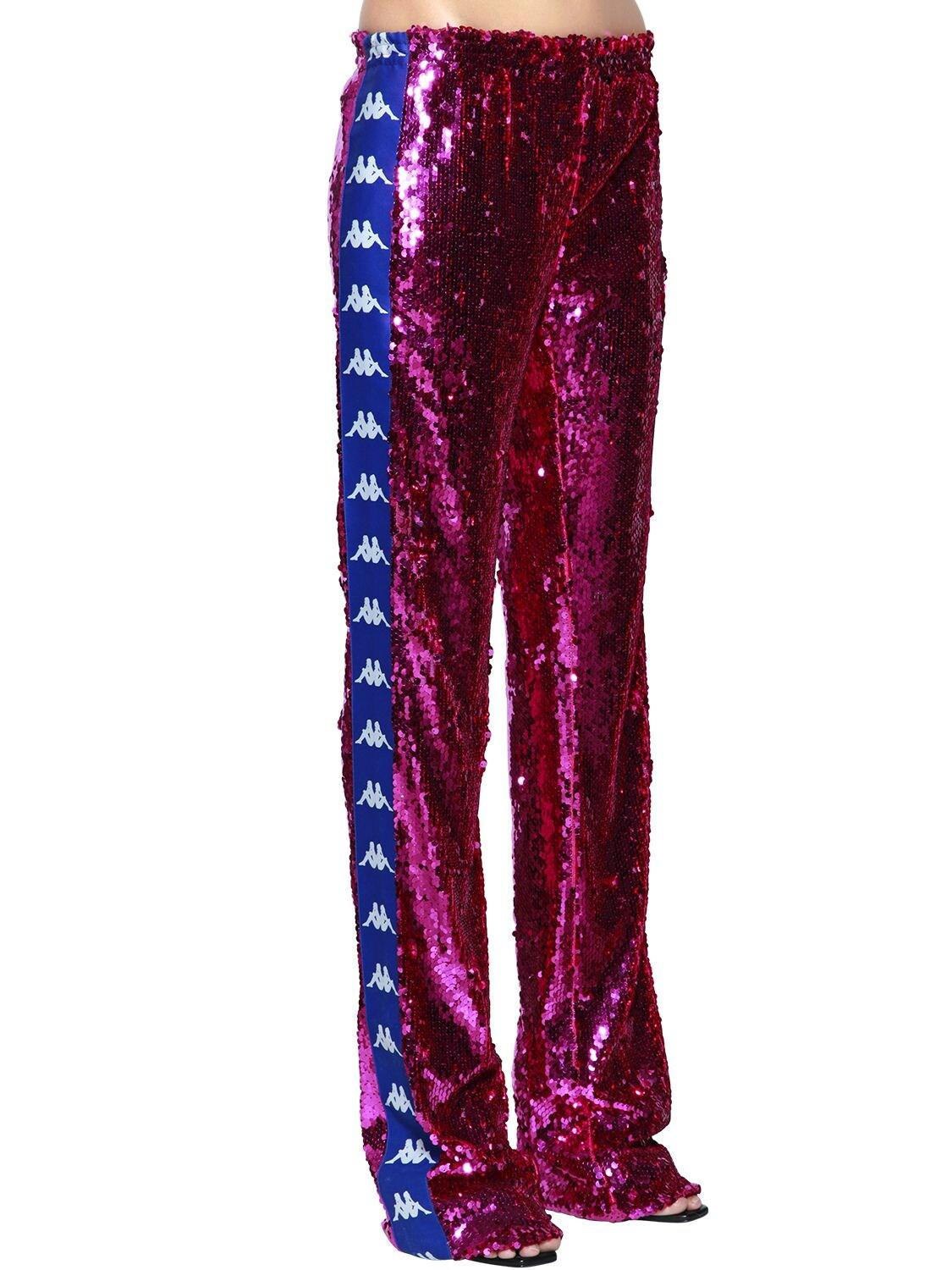 Faith Connexion Kappa Sequined Track Pants | Lyst