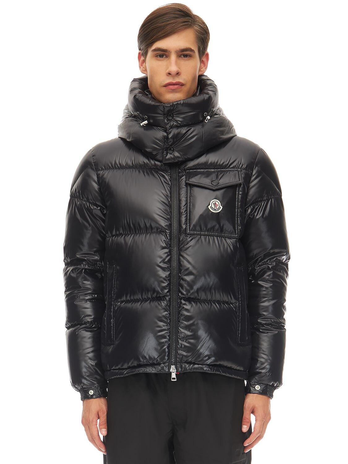 Moncler Synthetic Montbeliard Down Jacket in Black for Men - Lyst