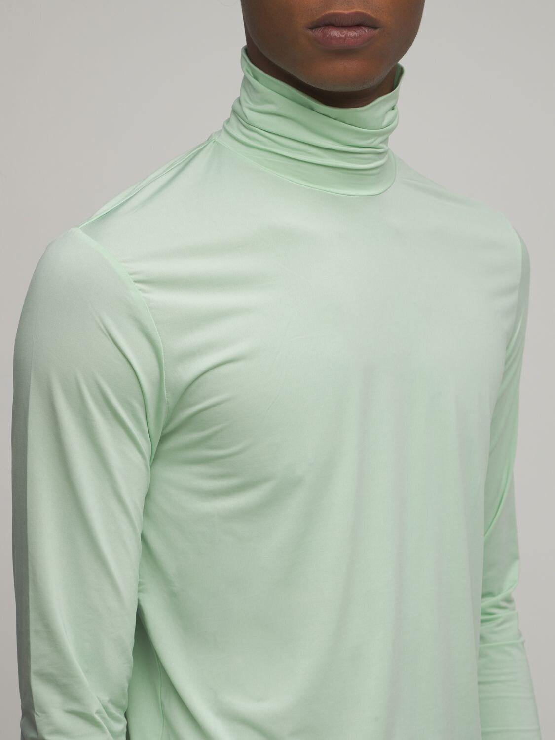 mint green turtleneck mens