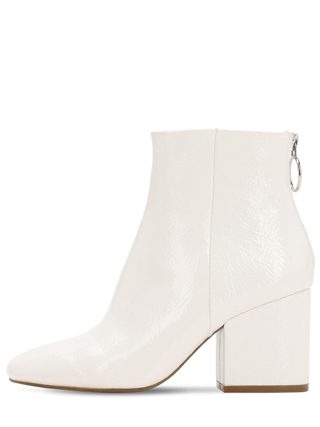steve madden white vlais boots