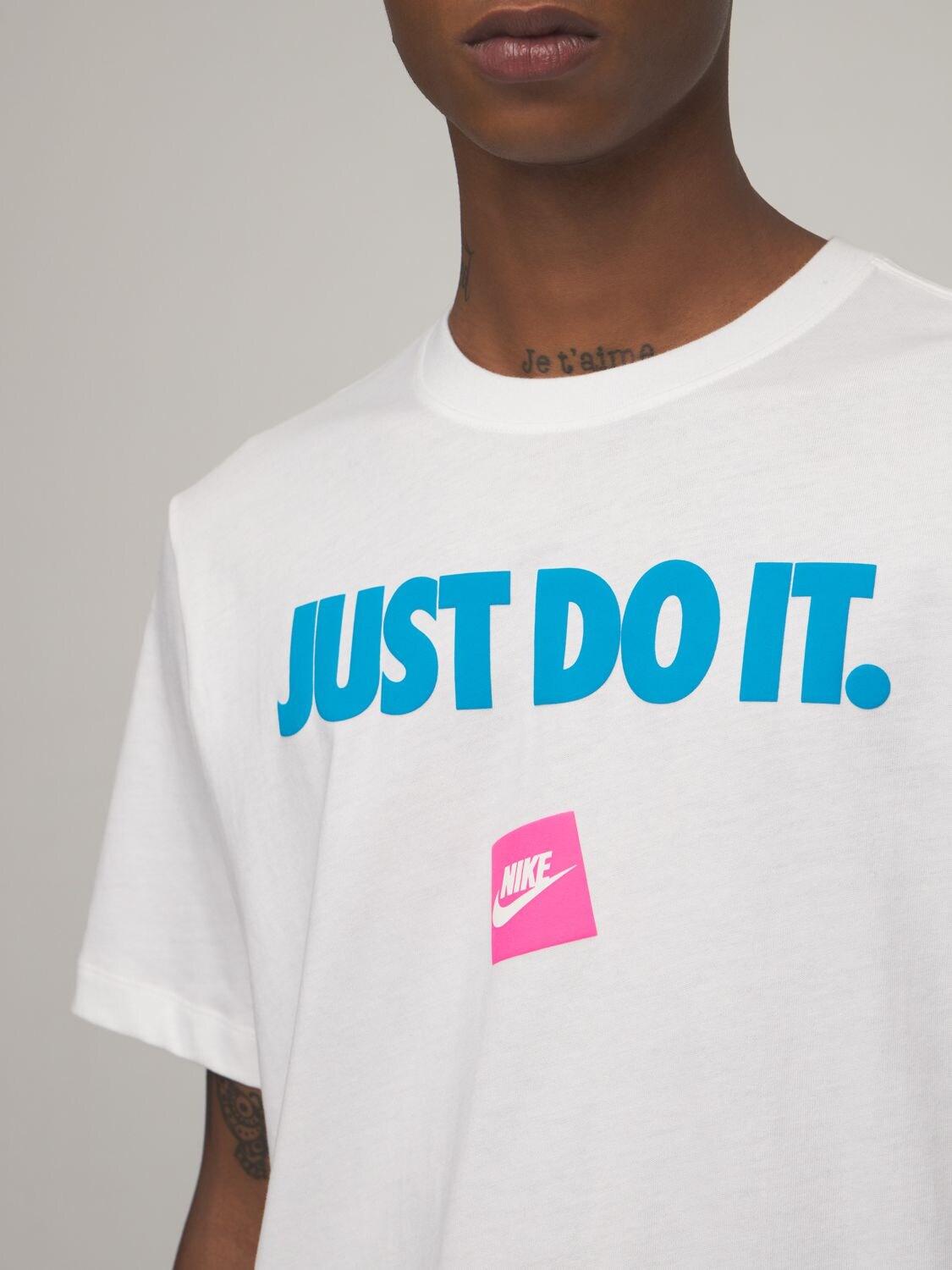 Nike 12 Month Just Do It T-shirt in White for Men | Lyst