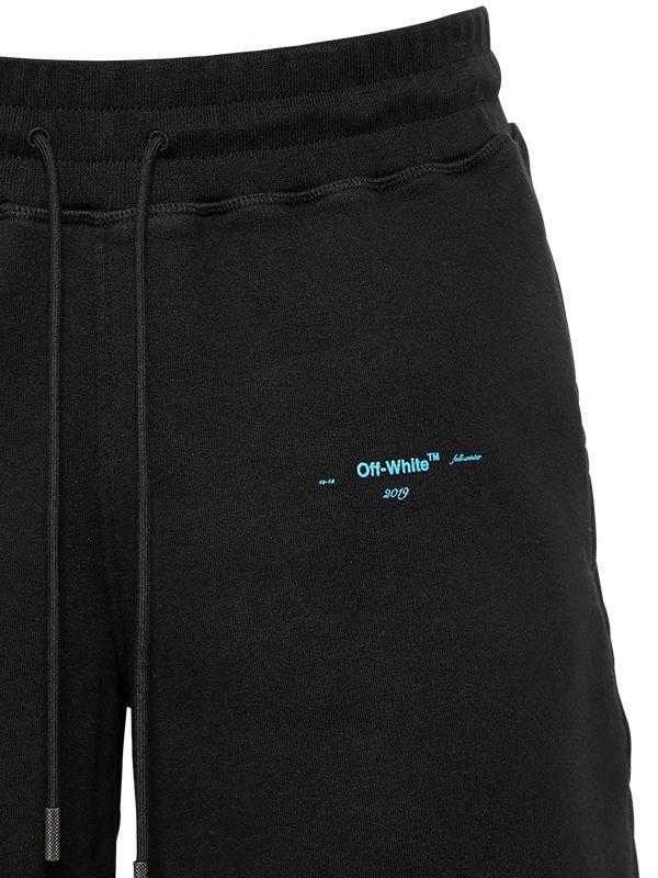 OFF-WHITE Marker Arrows Sweat Shorts Black/Blue