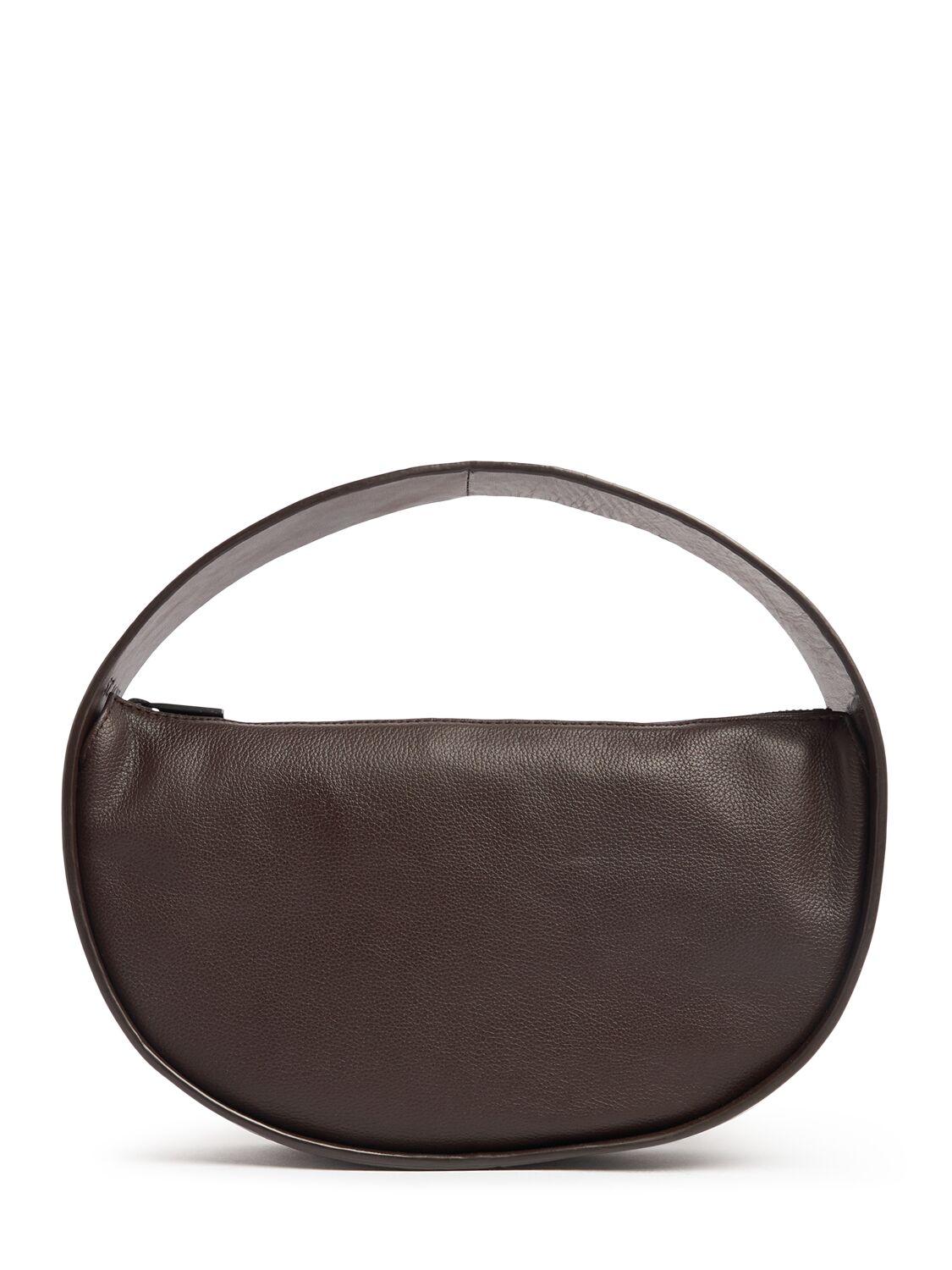 St. Agni Petite Arc ウーブンレザーショルダーバッグ St. Agni | Woven Petit Arc Bag - Black