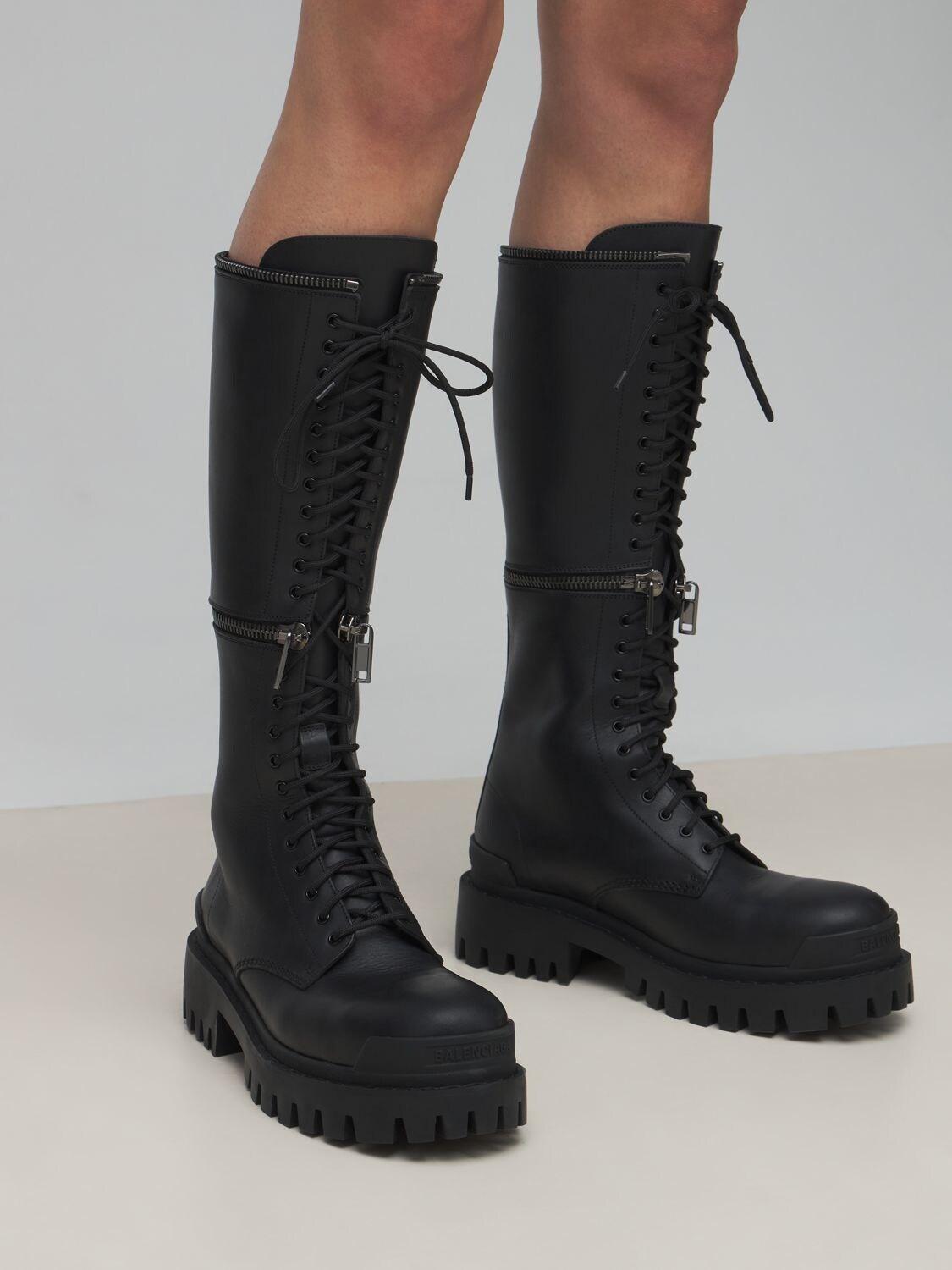 balenciaga knee high sneakers