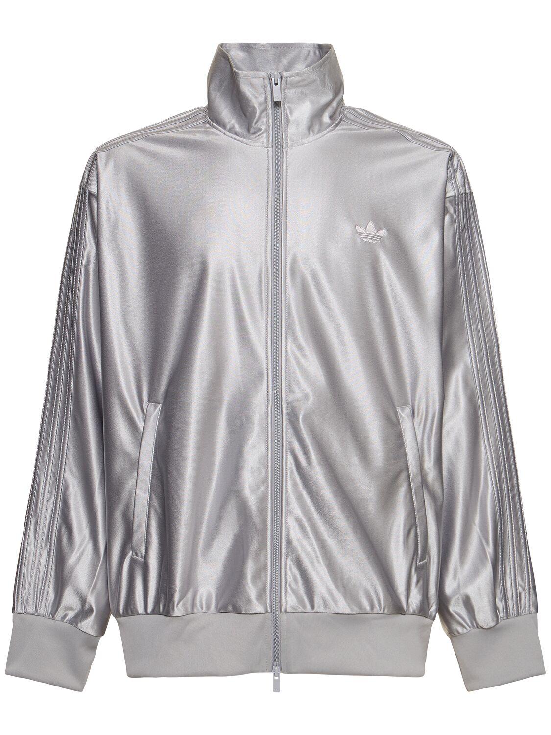 Silver adidas shop tracksuit