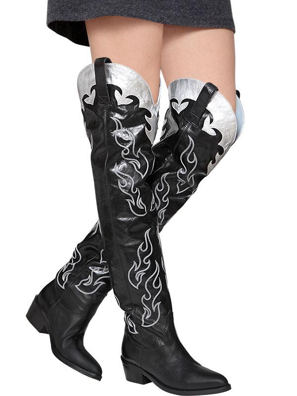 chiara ferragni over the knee boots