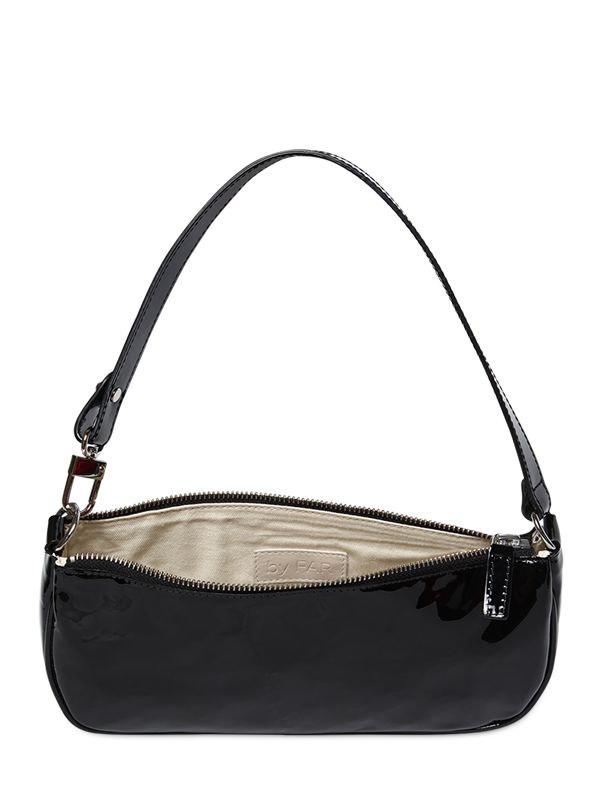by far rachel leather shoulder bag