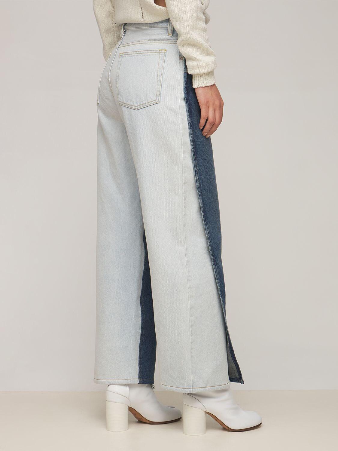 Maison margiela discount two tone jeans