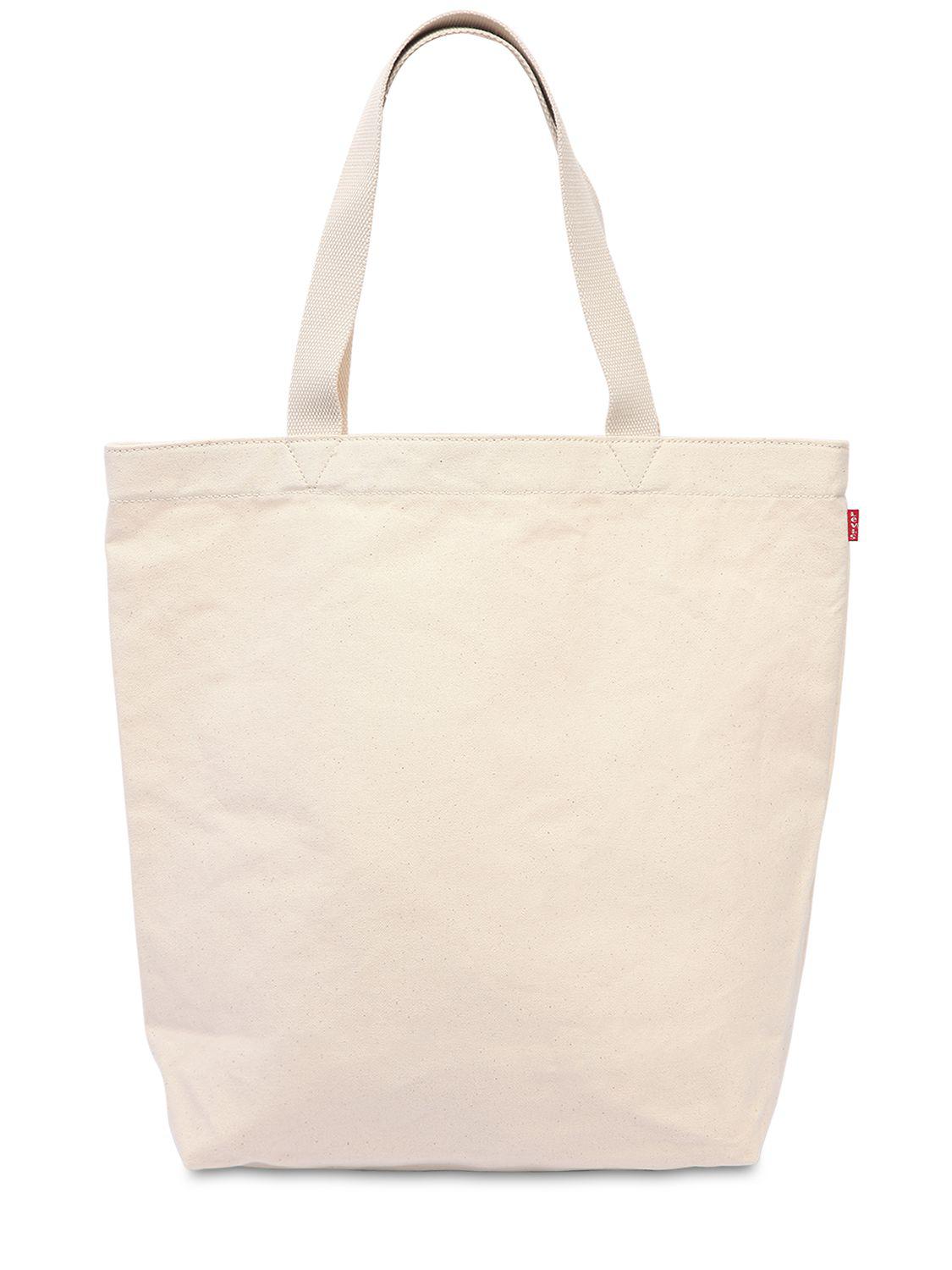 Levi's Snoopy & Logo Printed Canvas Tote Bag - Lyst