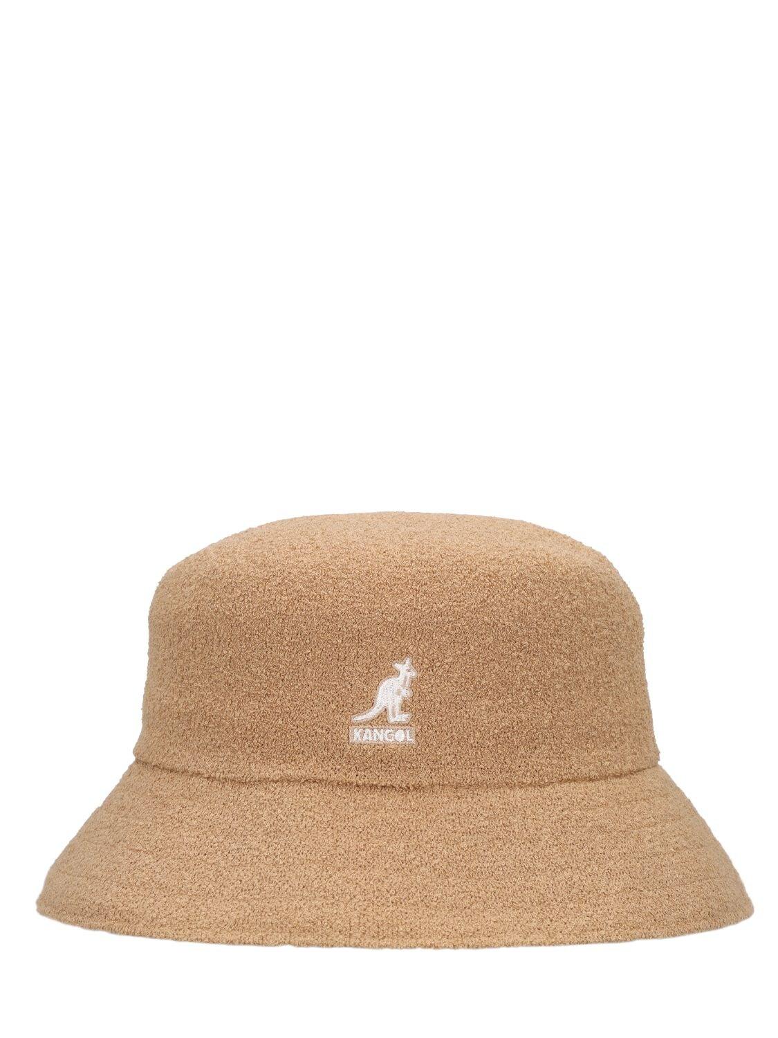 Kangol Bermuda Bucket Hat in Beige 