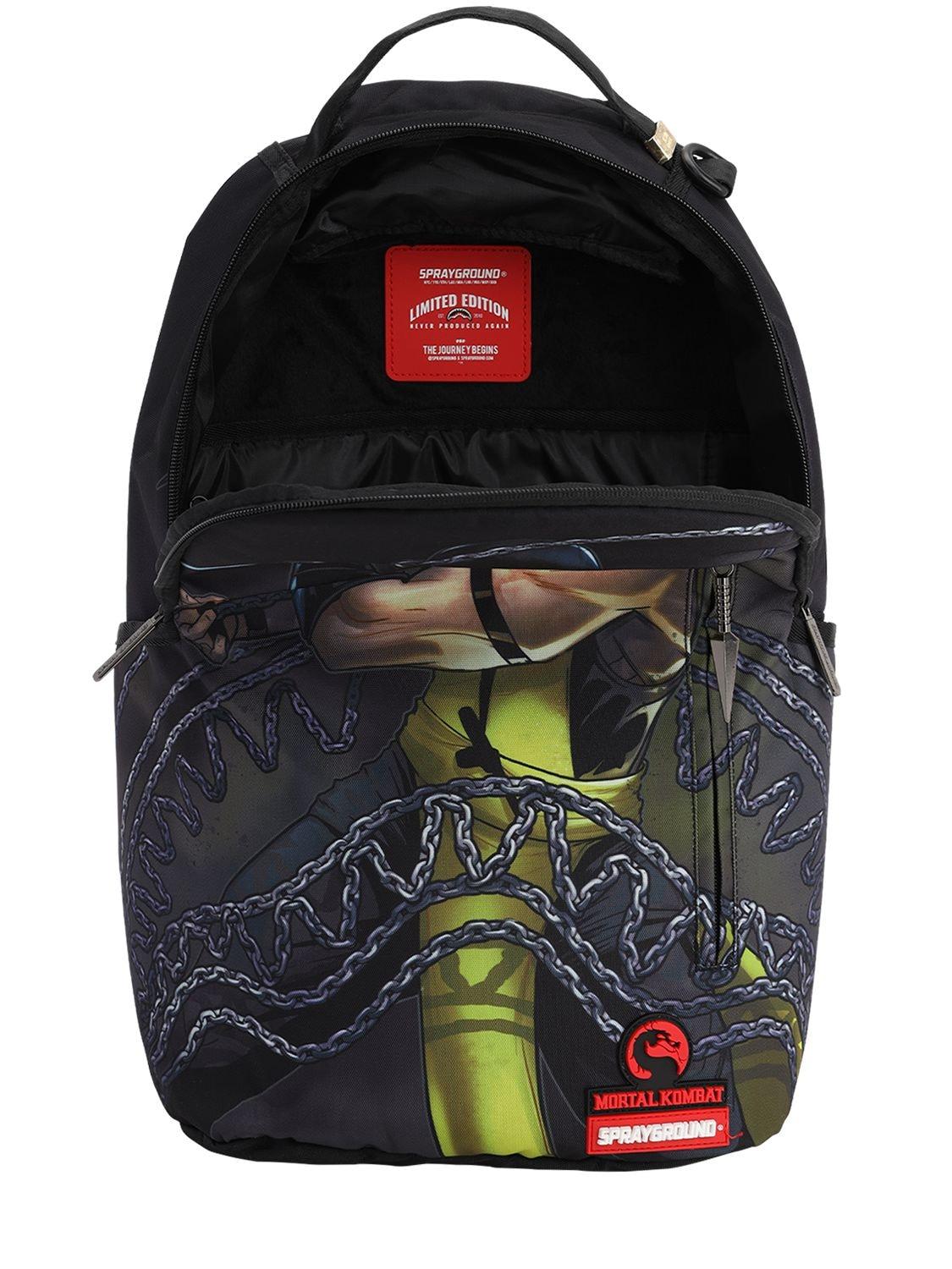 mortal kombat bookbag