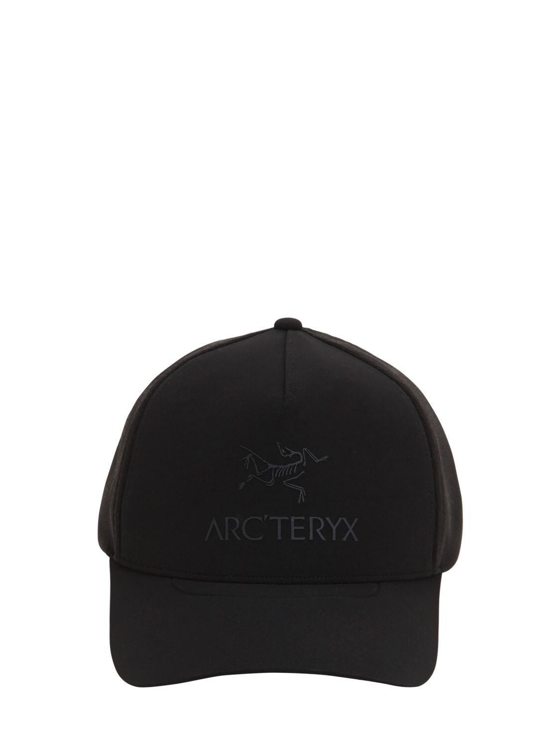 Arc'teryx Logo Tech Trucker Hat in Black for Men | Lyst Canada