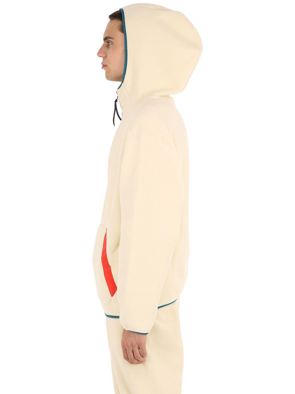 Nike Acg Sherpa Sweatshirt Hoodie in Natural for Men | Lyst