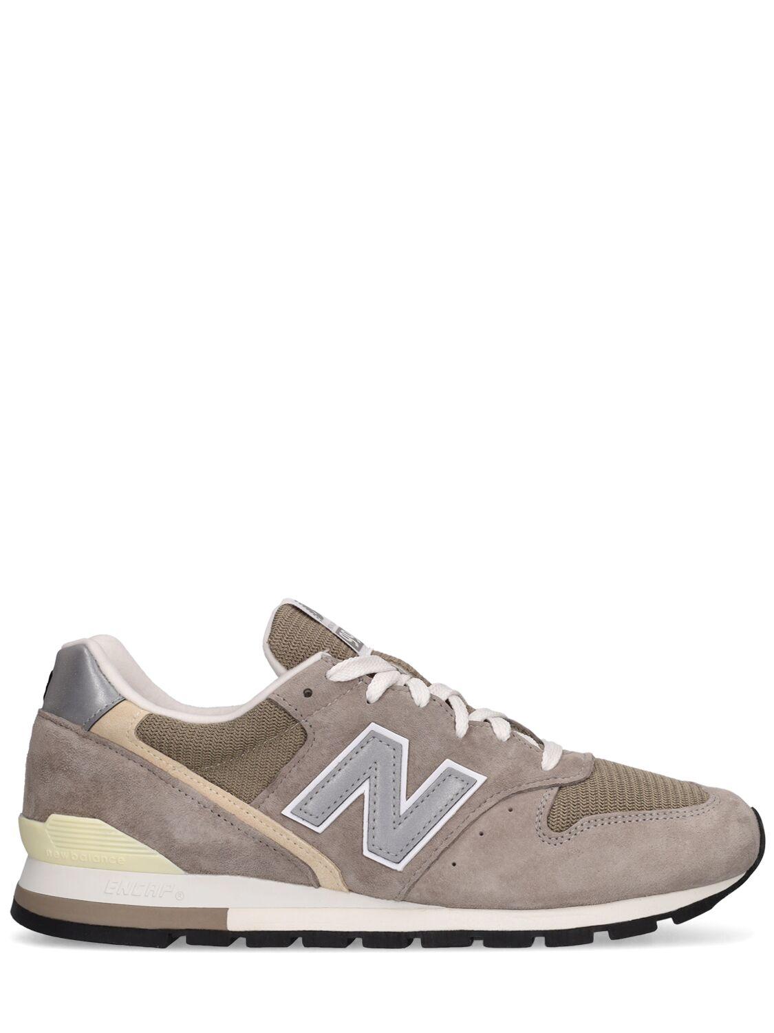 New balance 996 leather white top