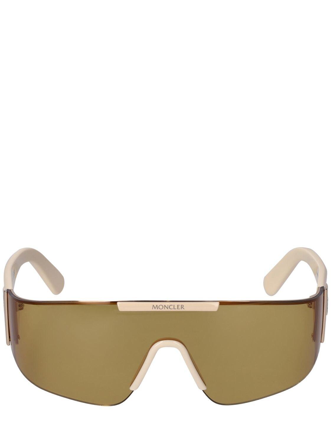 Moncler Ombrate Mask Metal Sunglasses | Lyst UK 