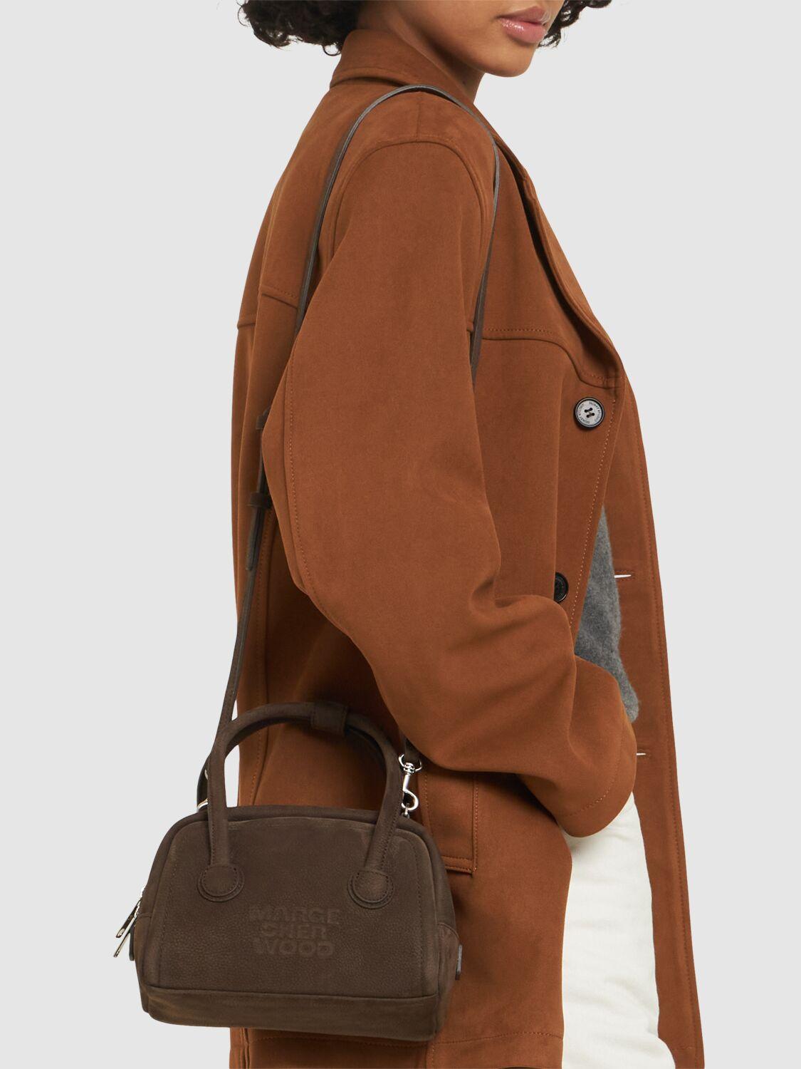 Marge Sherwood Mini Soft Tote Nubuck Top Handle Bag Unique