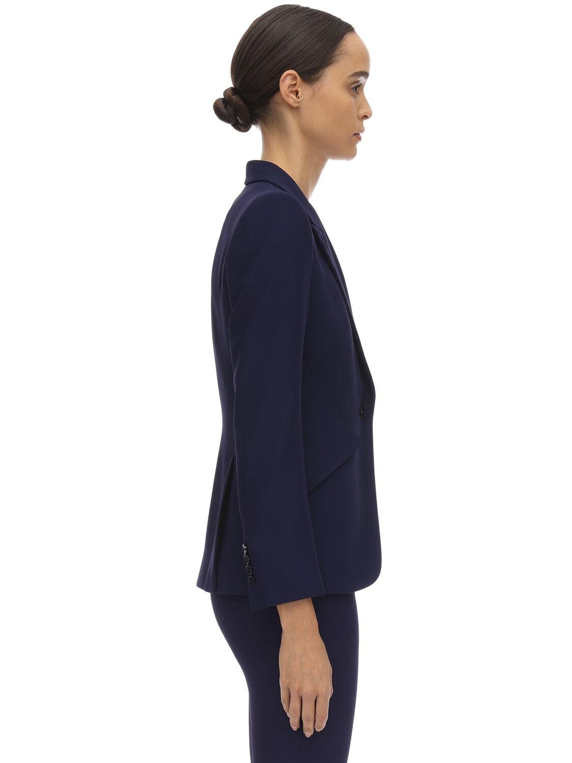 alexander mcqueen leaf crepe jacket