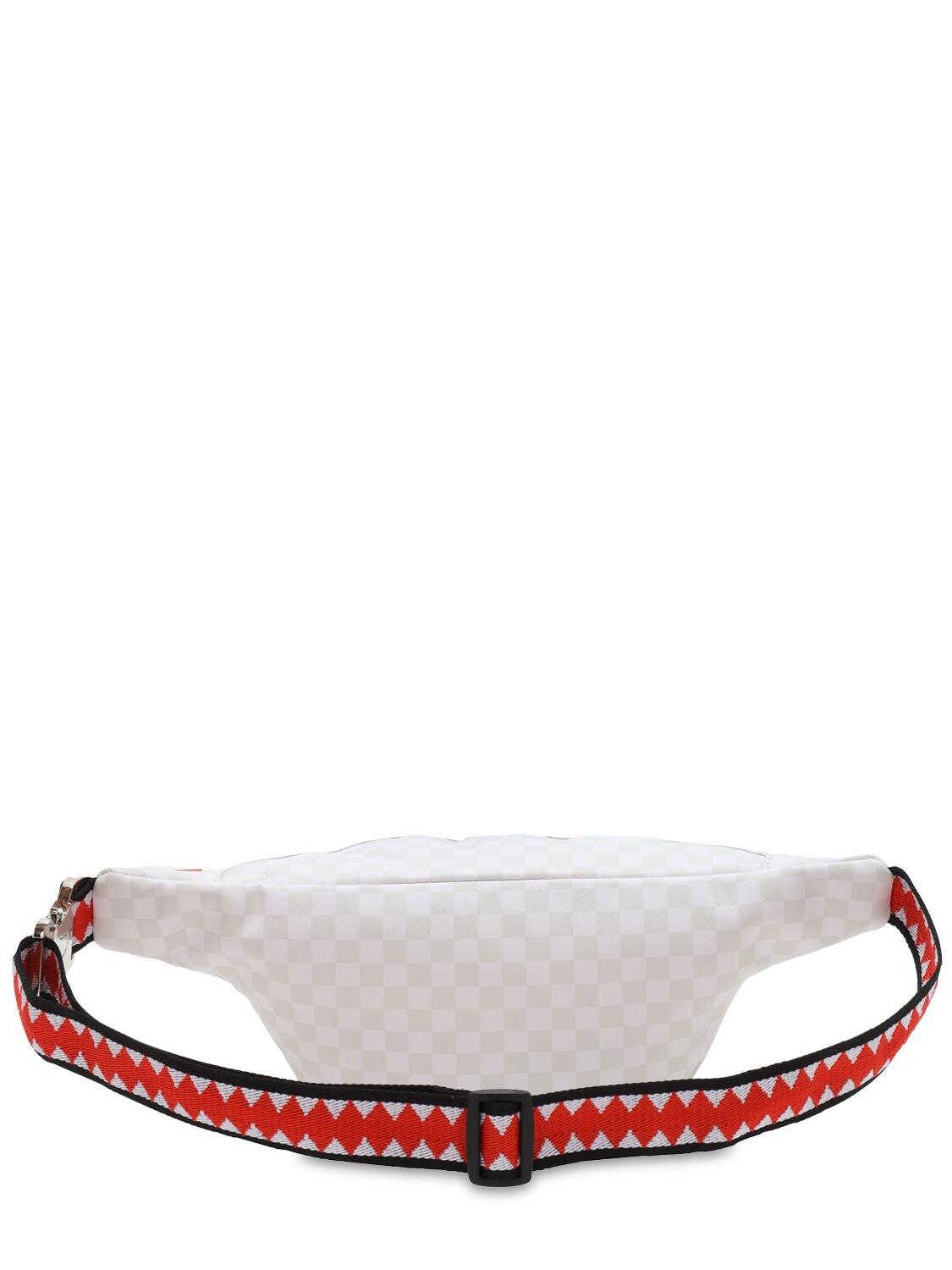 Sprayground Sharks In Paris Mean & Clean White Checkerboard