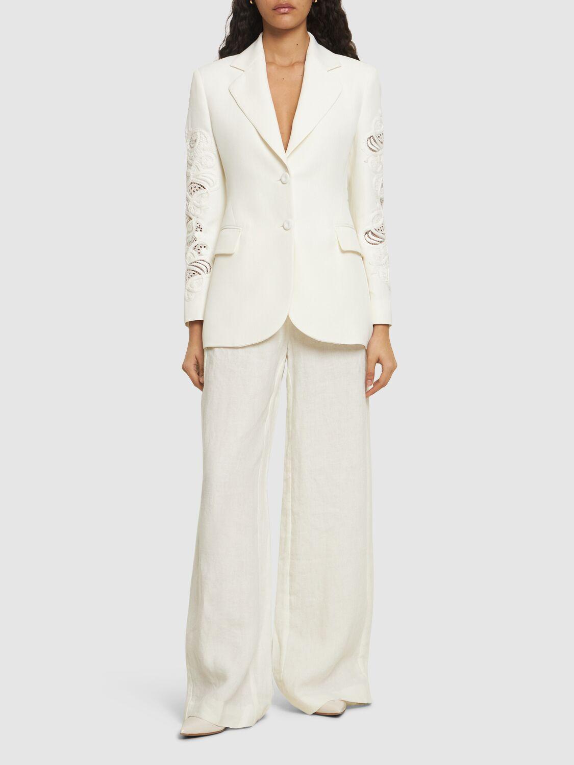 【関税込み】ERMANNO SCERVINO Single-breasted blazer Ermanno Scervino single-breasted Blazer | Blue | FARFETCH BH