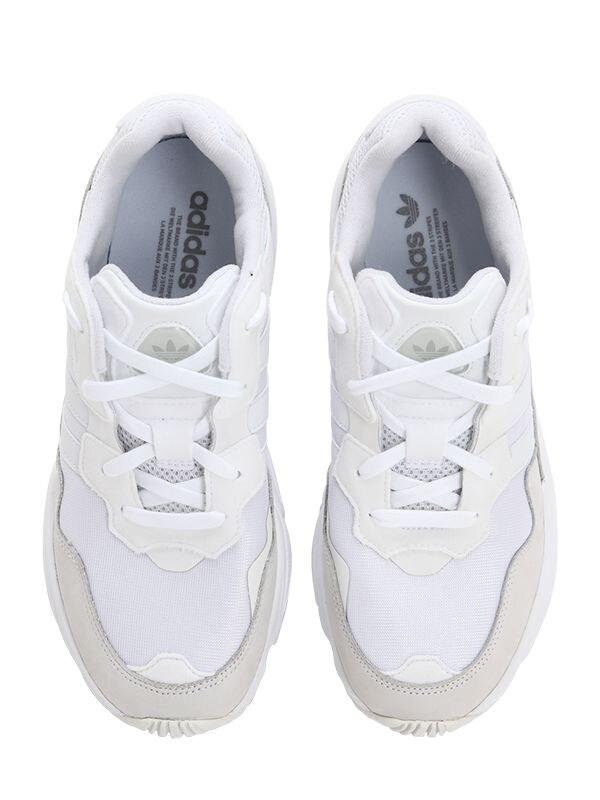 adidas Originals Yung-96 Leather & Mesh Sneakers in White for Men - Lyst