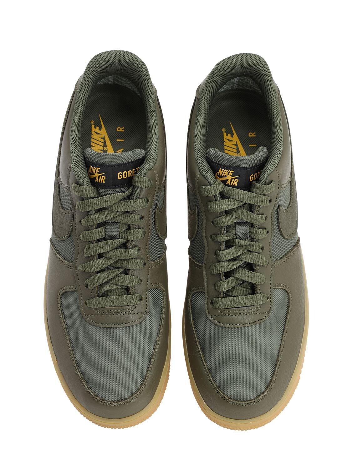 Nike Leather Air Force 1 Gtx in Olive (Green) for Men - Save 66% | Lyst