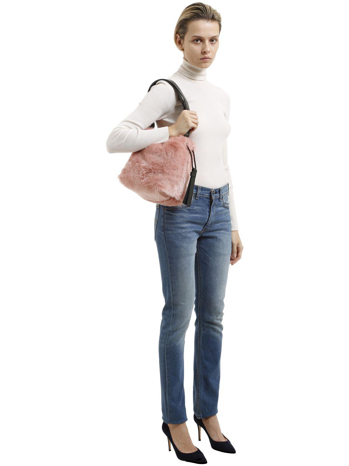 sac furla fourrure