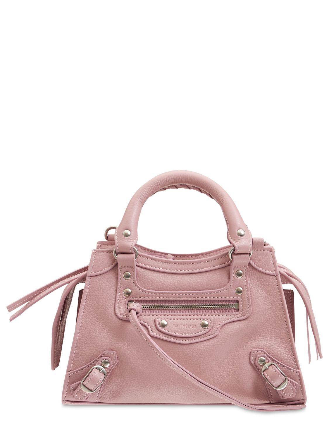 balenciaga city mini pink