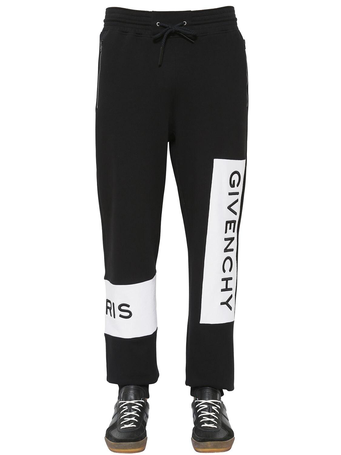 Givenchy Logo Print Sweatpants in Black for Men - Lyst