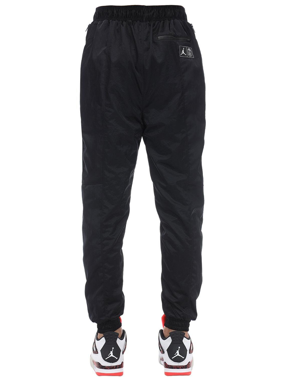 Nike Psg Nylon Sweatpants in Black for Men | Lyst