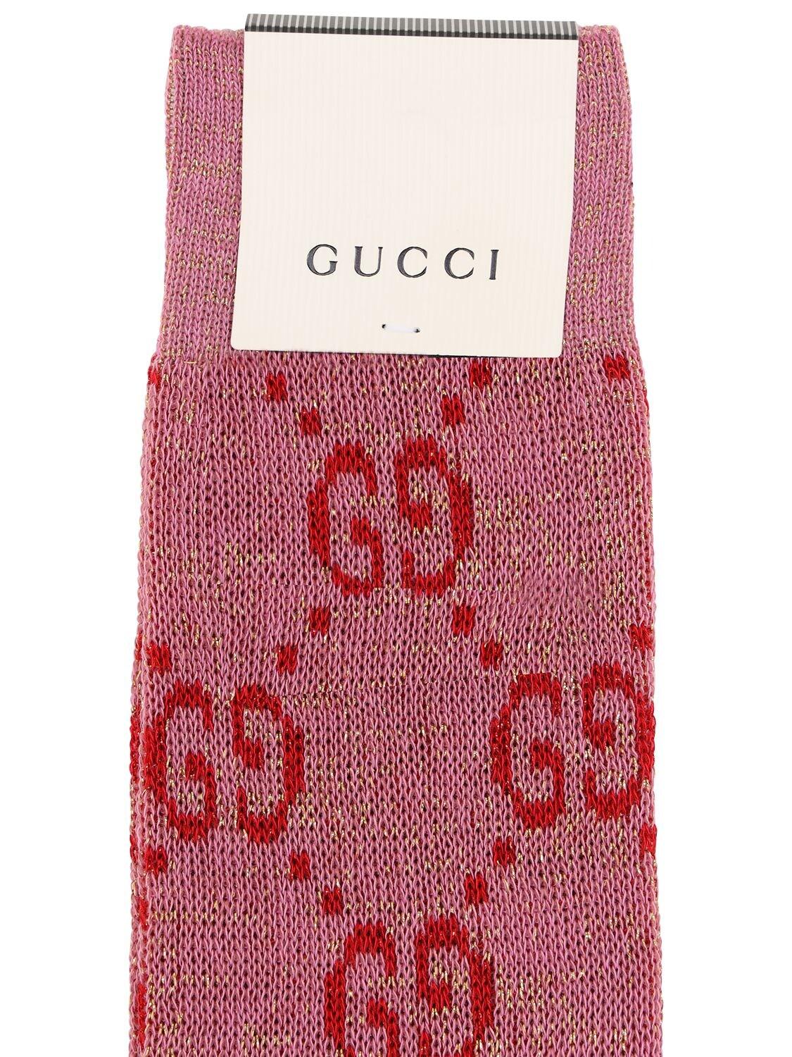 pink gg socks