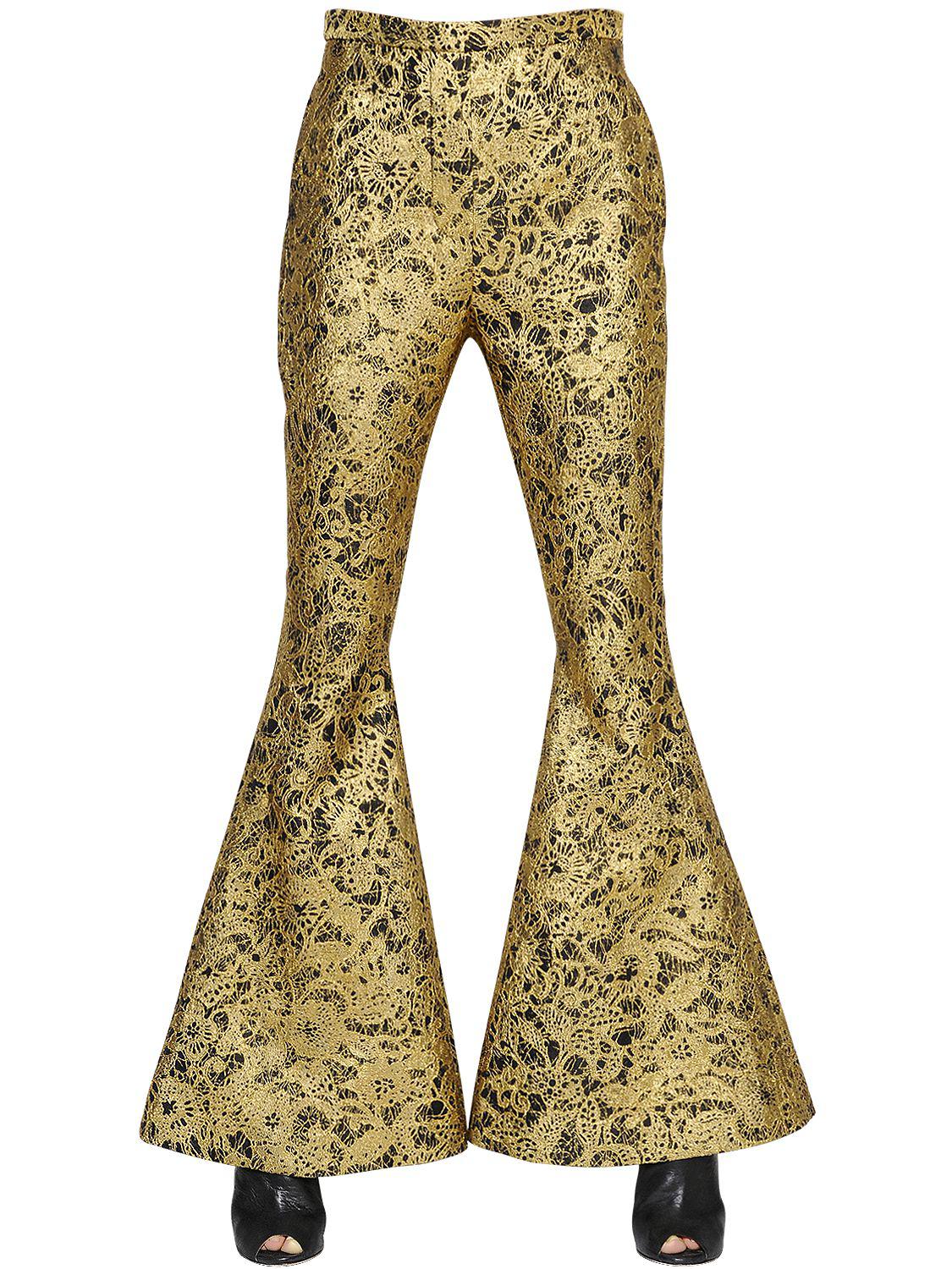 brocade pants with top