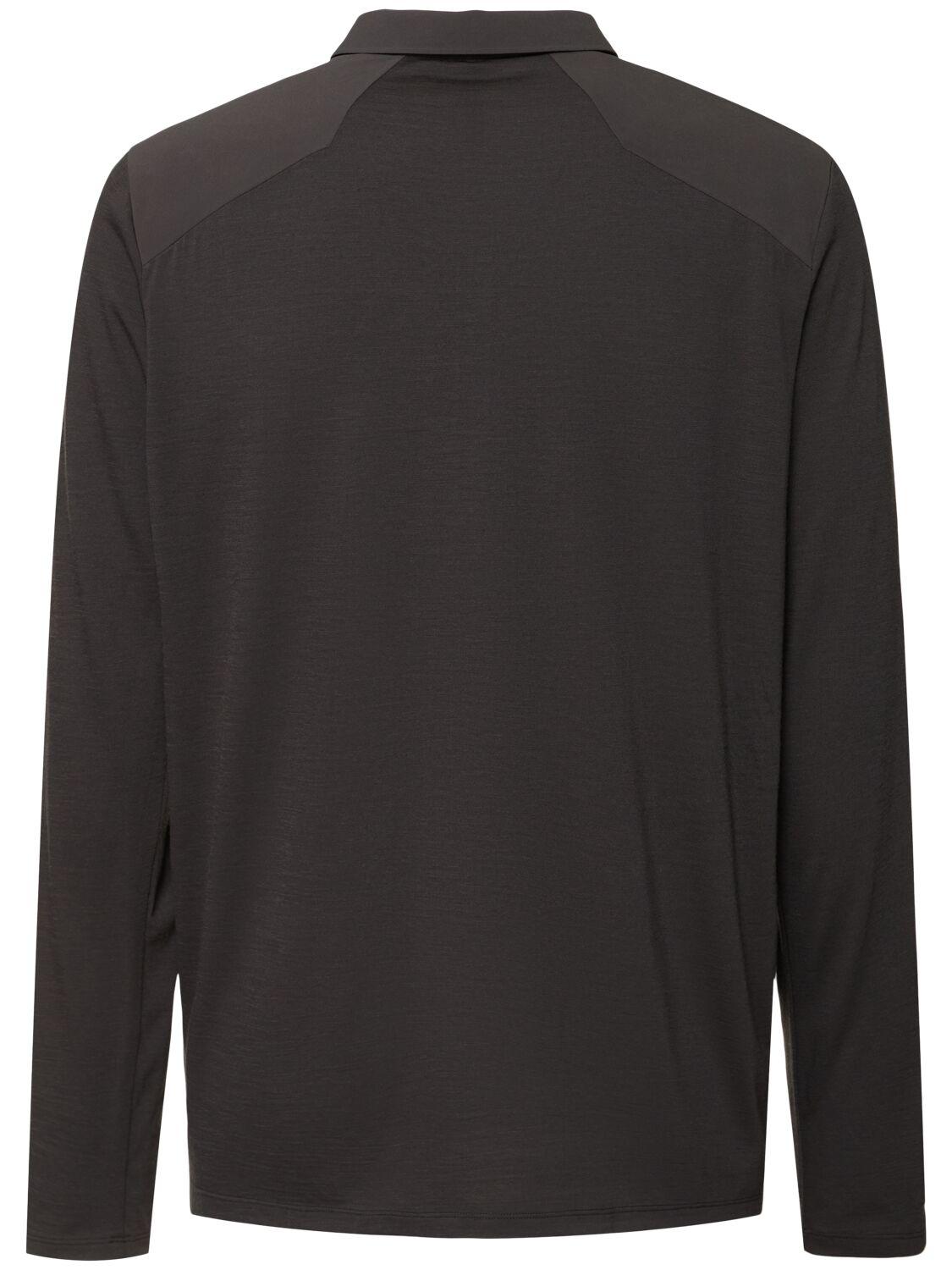 Arc'teryx Frame Ls M Polo in Black for Men | Lyst