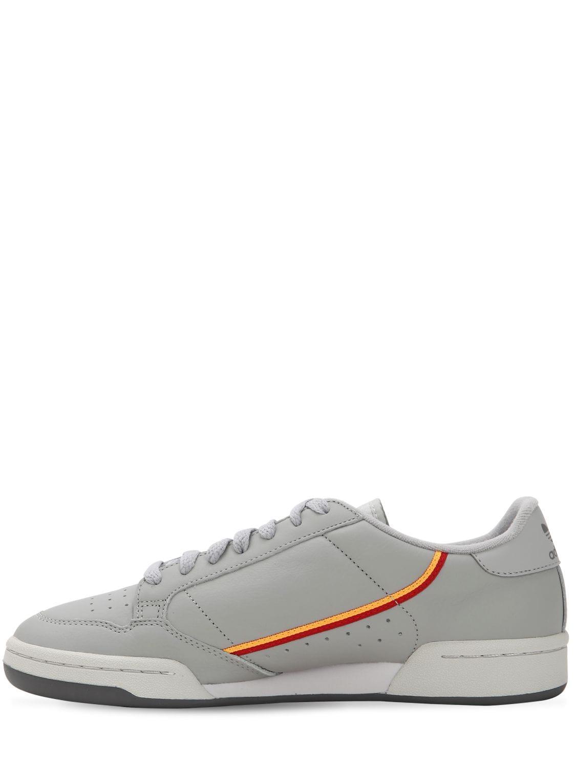 cool wipe out socks adidas Originals Continental 80 Trainers in Gray for Men | Lyst